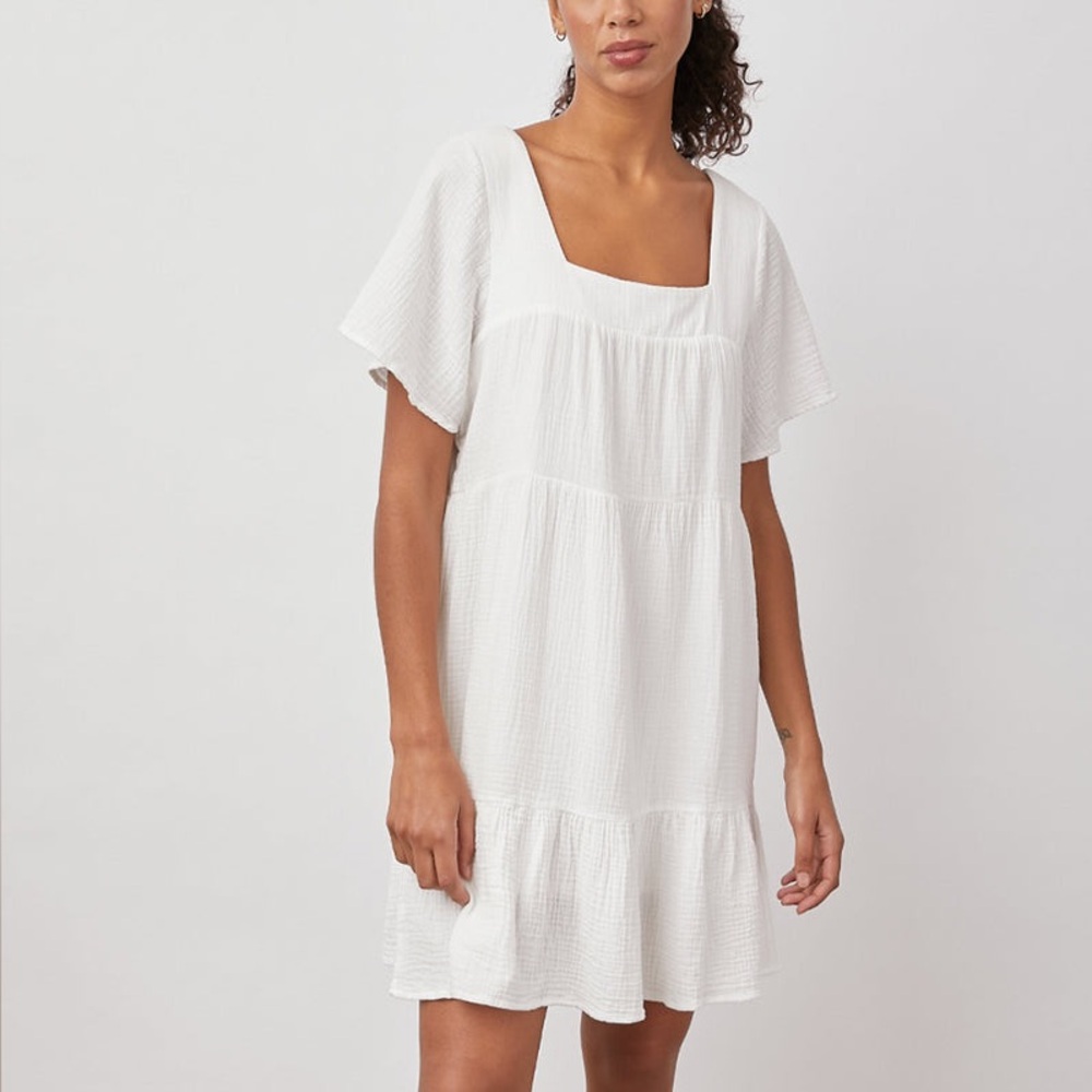 Rails Valentina Dress in White (Sz S)
